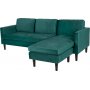 Firenze divansofa - Mrkegrnn/Svart