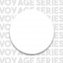 Voyage skrivebord 23, 120 x 60 cm - Hvit/gull
