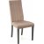 Heather spisestuestol - Beige flyel/svart