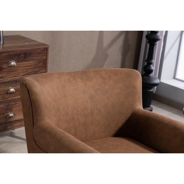 Professor lenestol i brun vintage Professor lenestol i brun vintage