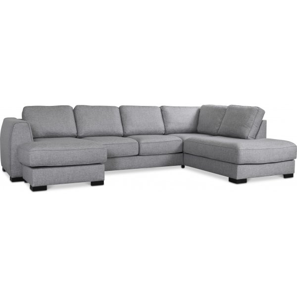 Optus Dobbel divan U-sofa - hyre