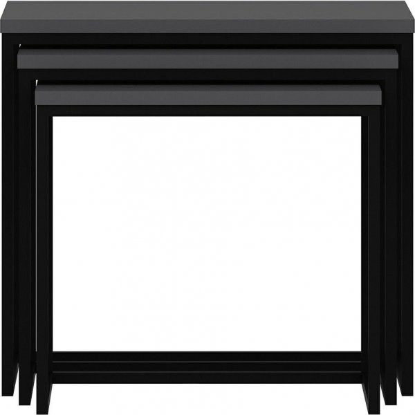 Evia bord 45/50/55 x 36/38/40 cm - Antrasitt Evia bord 45/50/55 x 36/38/40 cm - Antrasitt