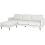 Canberra sofa med vendbar divan - Lysegr