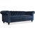 Chesterfield Royal 3-seters sofa - Mørkeblå fløyel