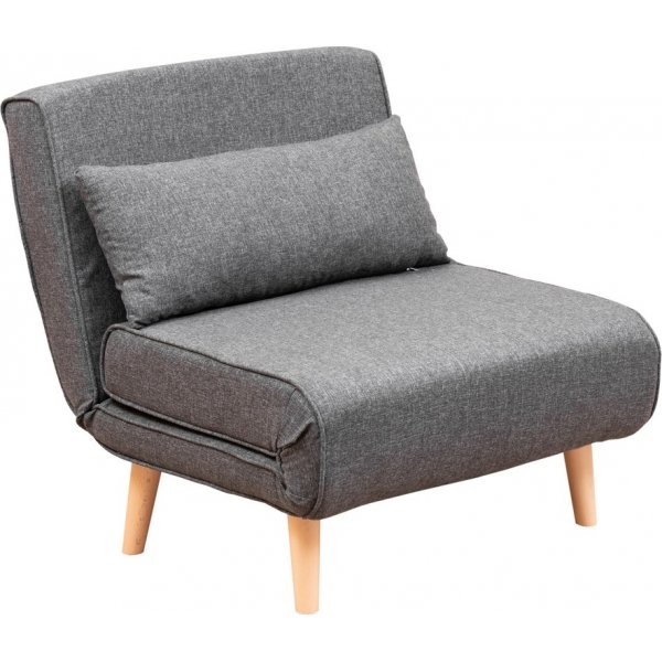 Sammenleggbar sengestol - Mørk grå Sammenleggbar sengestol - Mørk grå