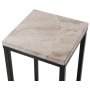 Accent nattbord/pidestall 65 - Svart / beige