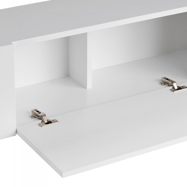 TV-stativ Nemming 180 cm - Hvit/svart