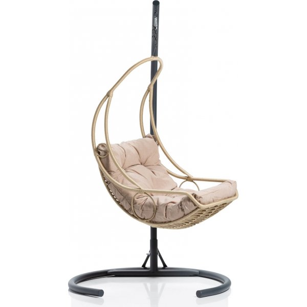 Floria hengestol - Beige/svart Floria hengestol - Beige/svart