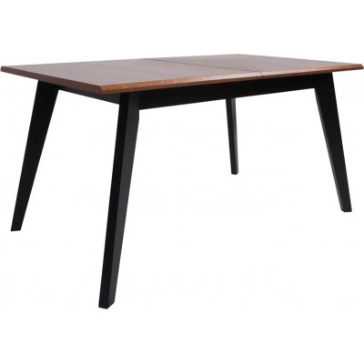 Madison spisebord 150-200 x 90 cm - Brun eik/sort