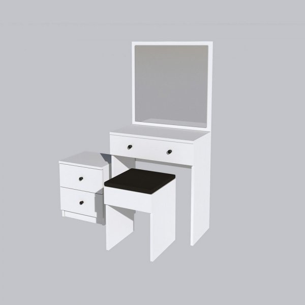 Nice sminkebord - Hvit