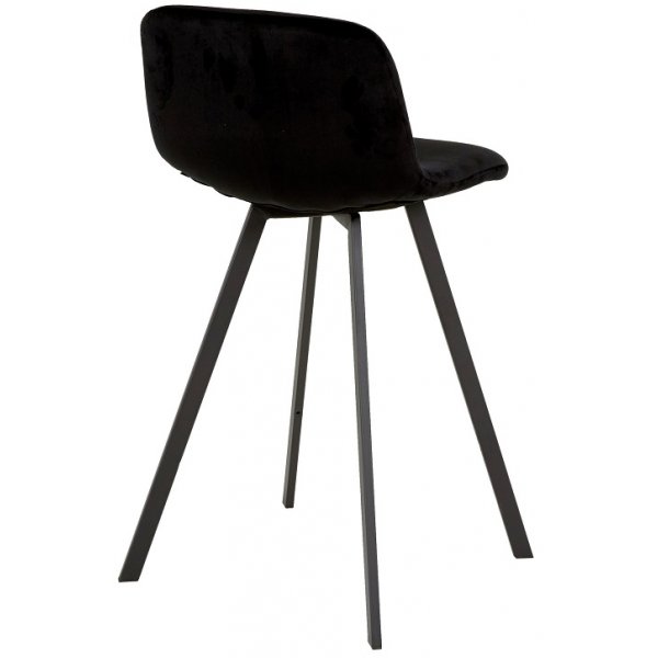 Barstol Elisa - Svart fløyel Barstol Elisa - Svart fløyel