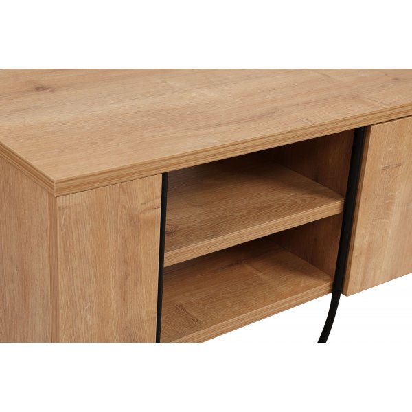 Norfolk mediebenk - Eik