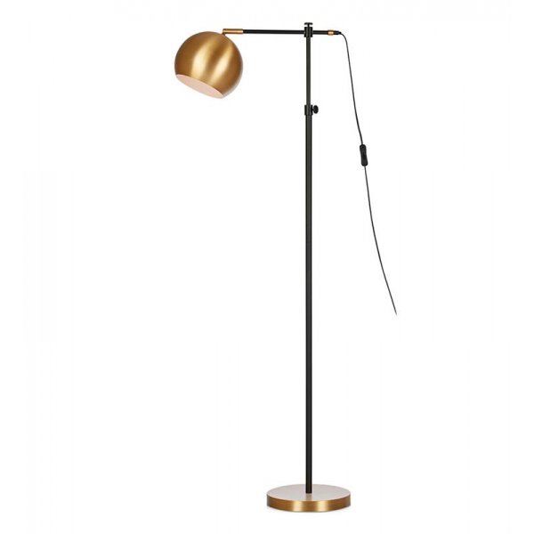 Chester Gulvlampe - Sort/Bronse