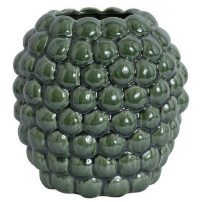 Vase, Big Bouble, H25 - Grønn