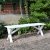 Scottsdale benk 140 cm - Hvit + Flekkfjerner for mbler