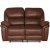 Riverdale recliner-sofa 2-seter - mocca (micorfiber)