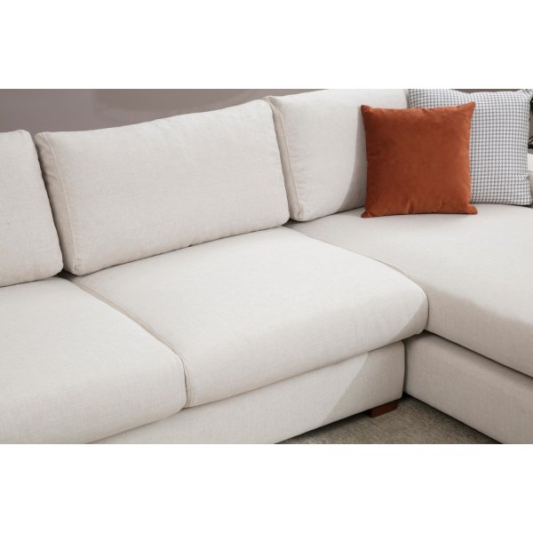 Lange divansofa - Beige Lange divansofa - Beige