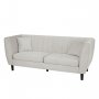 Sofa Arvika - Beige fløyel | 195 cm Sofa Arvika - Beige fløyel | 195 cm