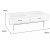 Serenity sofabord 120x 60 cm - Eik/svart