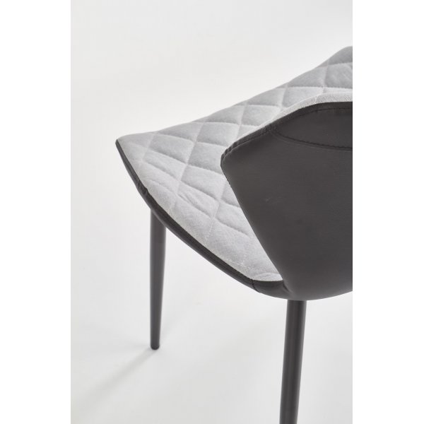 Cadeira spisestuestol 389 - Lys grå/svart Cadeira spisestuestol 389 - Lys grå/svart