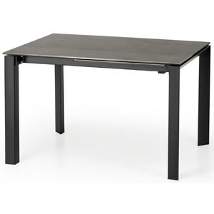Horisont uttrekkbart spisebord 120-180 cm - Svart/Gr (keramisk)
