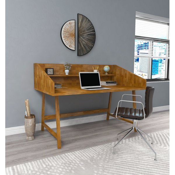Meja skrivebord - Eik Meja skrivebord - Eik