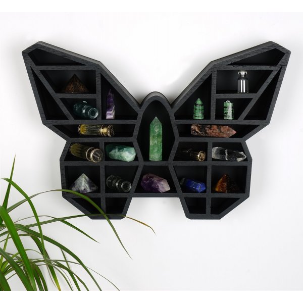 Kryptisk vegghylle 7 Sort Kryptisk vegghylle 7 Sort