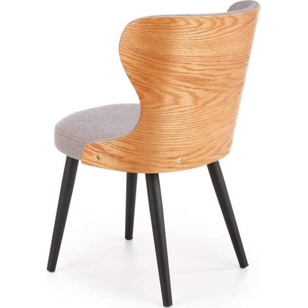 Cadeira spisestuestol 452 - Grå/tre Cadeira spisestuestol 452 - Grå/tre