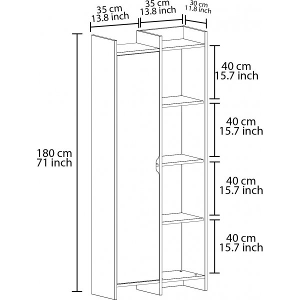 Oferta bokhylle - Eik Oferta bokhylle - Eik