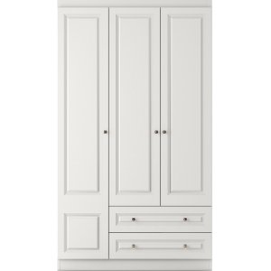 Inci garderobe 105 x 50 x 182 cm - Hvit