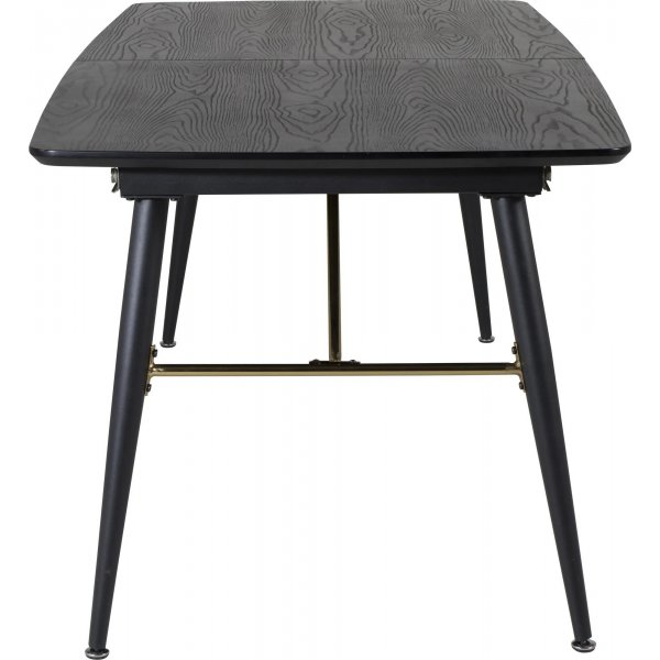 Ansmark spisebord, 180-220 cm - Svart