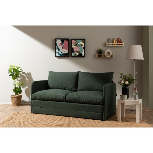 Saga 2-seters sovesofa XL - Grønn Saga 2-seters sovesofa XL - Grønn
