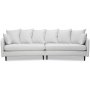 Gotland 4-seter buet sofa 301 cm - Off-white lin