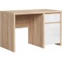 Kaspisk skrivebord 120 x 65 cm - Eik/hvit