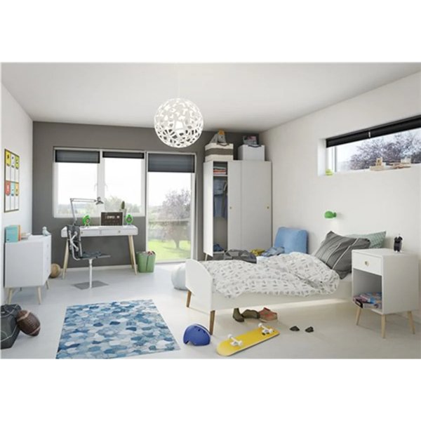 Softline garderobe - Hvit