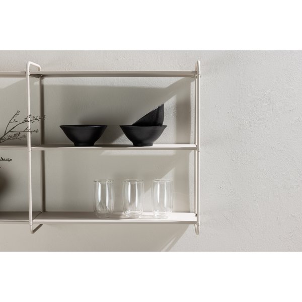 Lyon vegghylle 63 x 122 cm - Beige