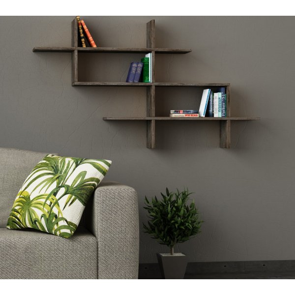 Bovid vegghylle - Mørk brun Bovid vegghylle - Mørk brun