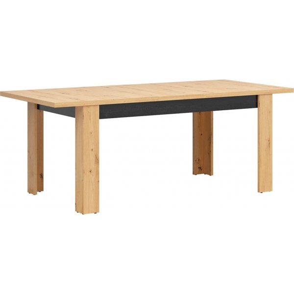 Ostia spisebord 160-200 x 90 cm - Eik