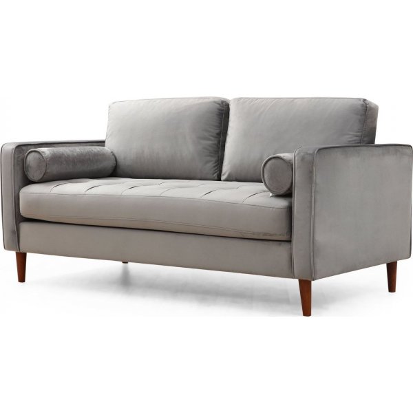 Rome 2-seters sofa - Lysegrå Rome 2-seters sofa - Lysegrå