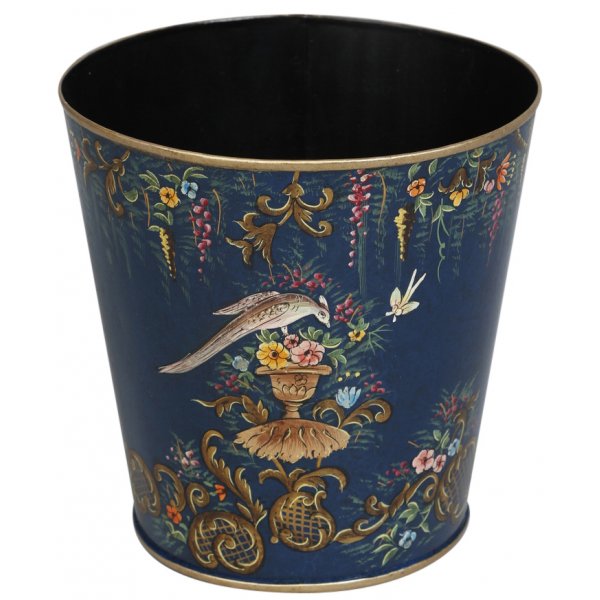 Bird krukke H18 cm - Bl (Handpainted)