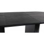 Chiba spisebord 180-240 x 100 cm - Svart boks