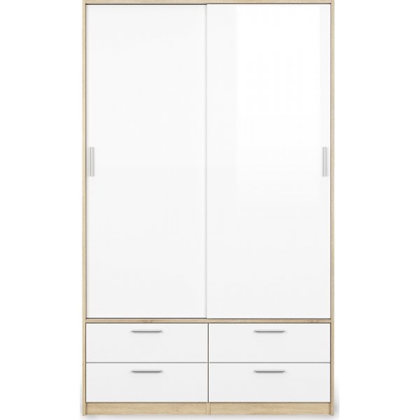 Line garderobe - Eik/hvit Line garderobe - Eik/hvit