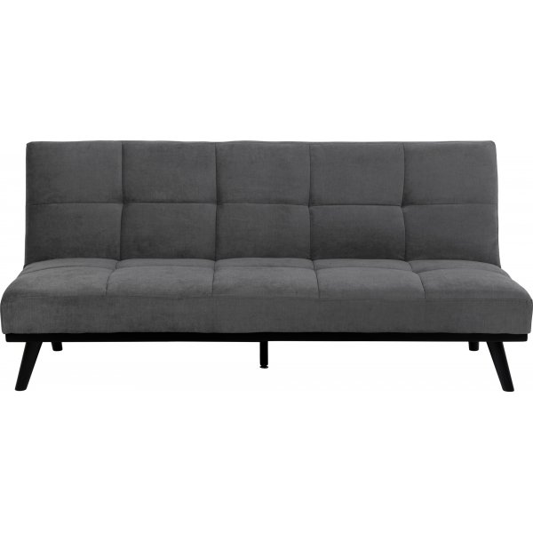 Enna 2,5-seters sovesofa - Gr/svart