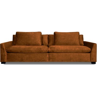 Gabby 4-seters sofa - Brun fløyel