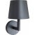 Columbus vegglampe - Rustikk sort - 22 cm