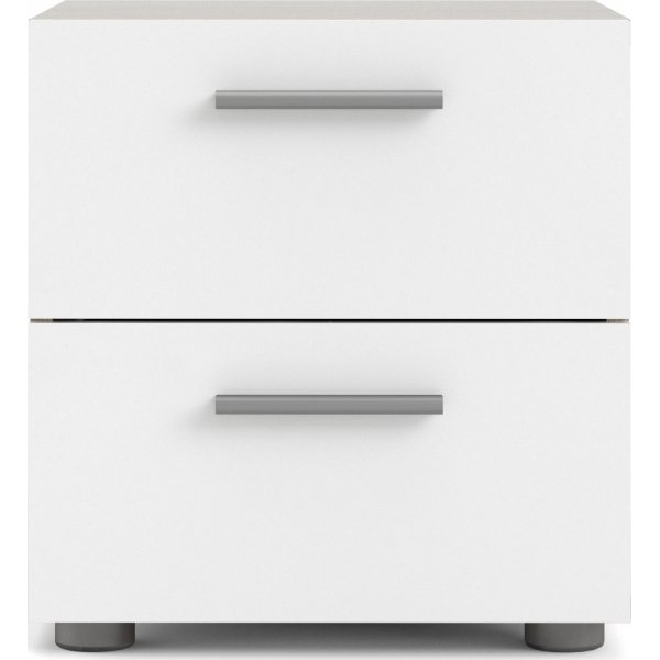 Pepe nattbord - Eik/hvit