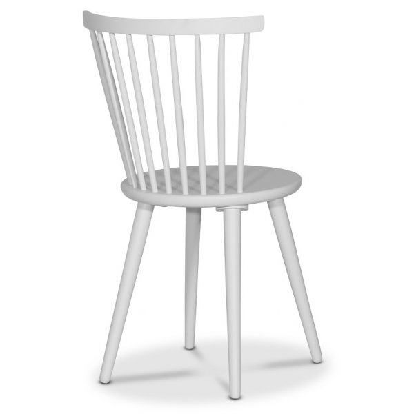 Cleo spisegruppe, rundt bord 110 cm, inkludert 4 stk. hvite Castor pinnestoler - mørk eikefiner Cleo spisegruppe, rundt bord 110 cm, inkludert 4 stk. hvite Castor pinnestoler - mørk eikefiner