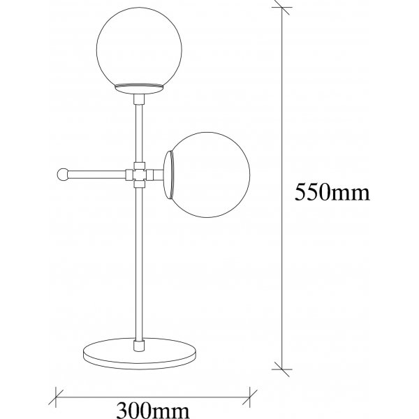Mudoni bordlampe - Gull Mudoni bordlampe - Gull