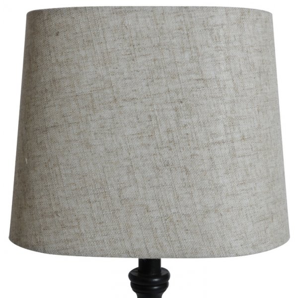 Oval lampeskjerm 27x18 cm - Beige (grovt lintøy) Oval lampeskjerm 27x18 cm - Beige (grovt lintøy)