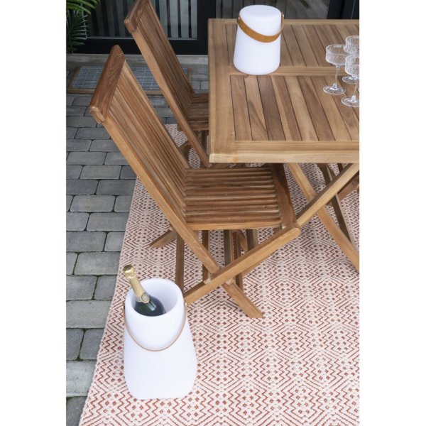 Ibiza teppe - Mørk korall - 140x200 Ibiza teppe - Mørk korall - 140x200